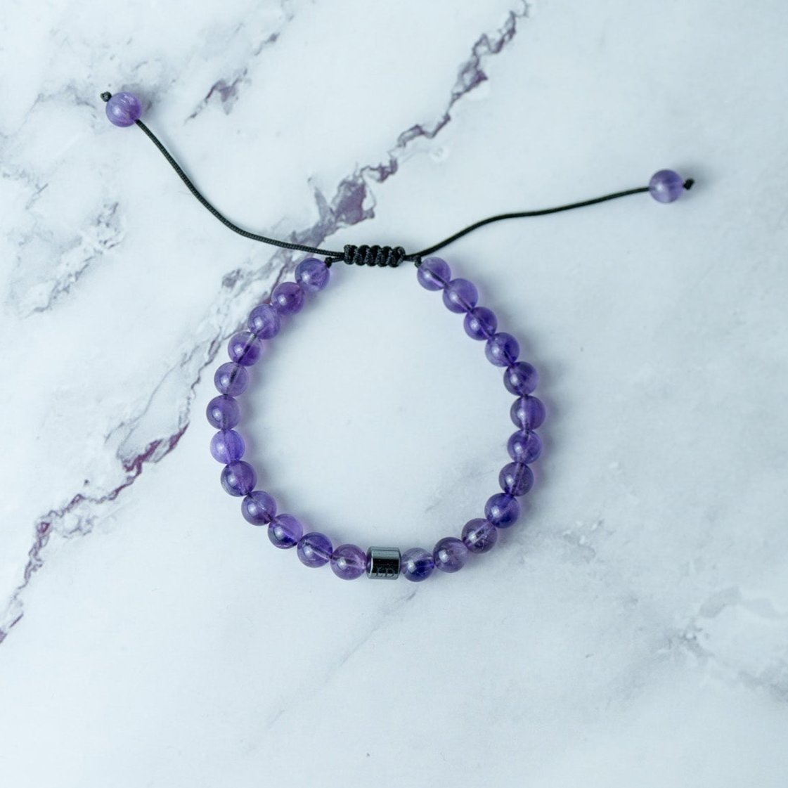 Amethyst-Armband von LUNADORE (6mm Steingröße)