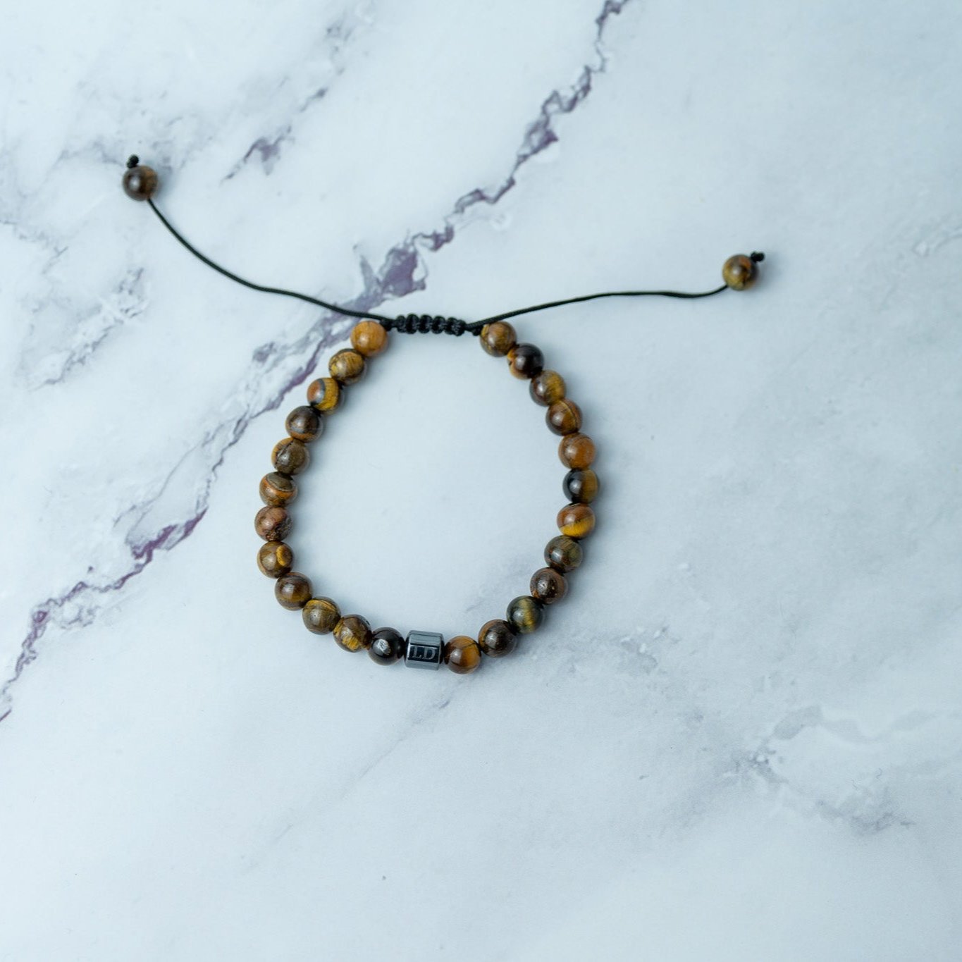 Braunes Tigeraugen-Armband von LUNADORE (6mm Steingröße)