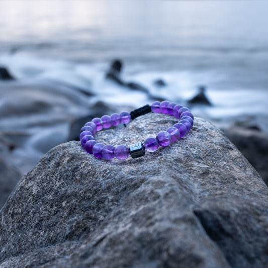 Amethyst-Armband von LUNADORE (6mm Steingröße)